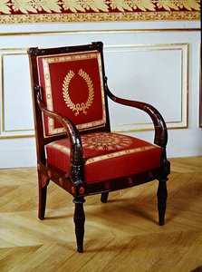 Silla de estilo imperial de French School